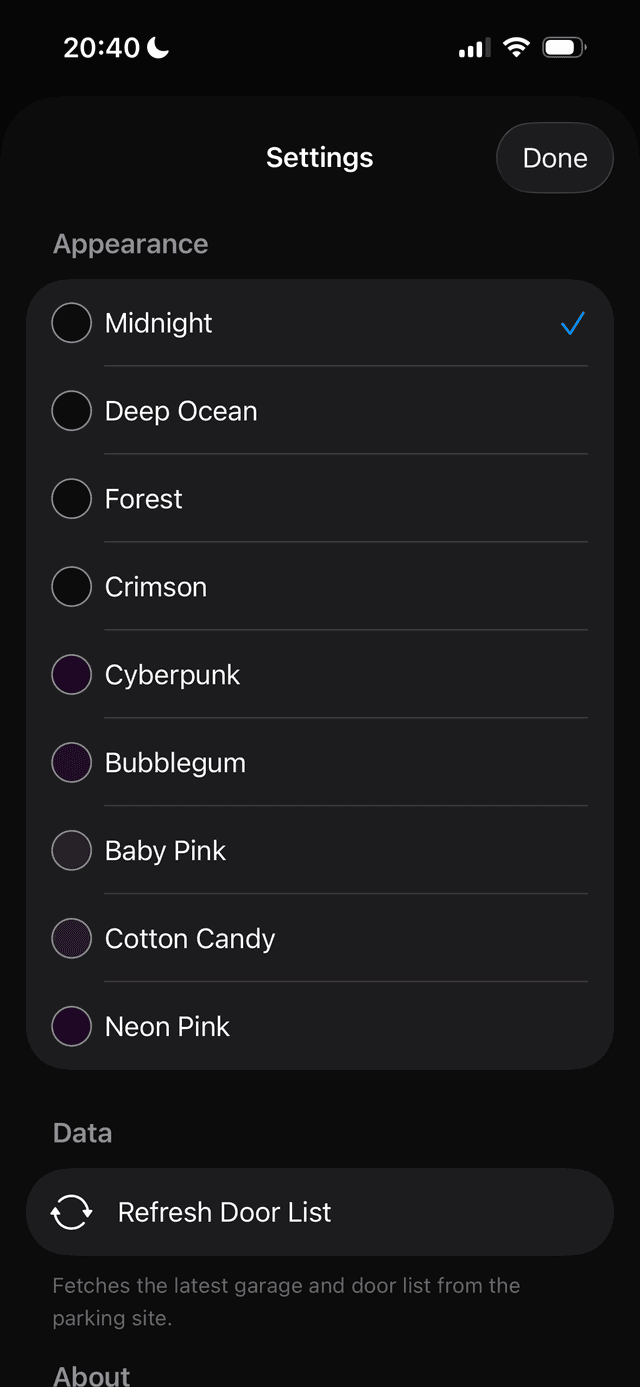 Garage List